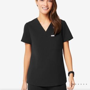 FIGS scrub top M Black